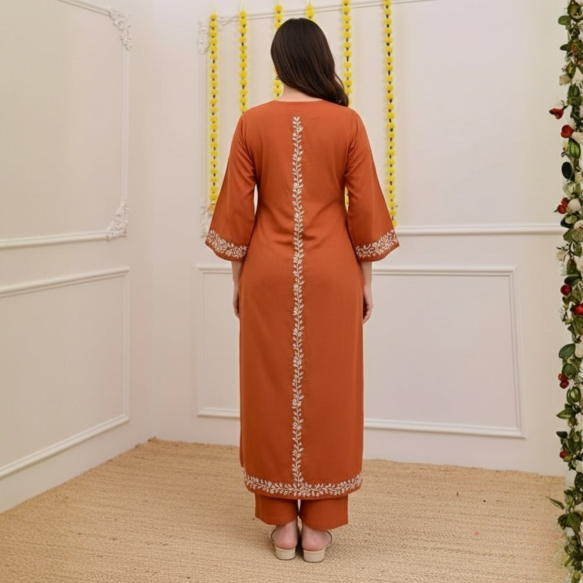 Pack of 2 Cotton Kurtis with Pant & Dupatta | C-05