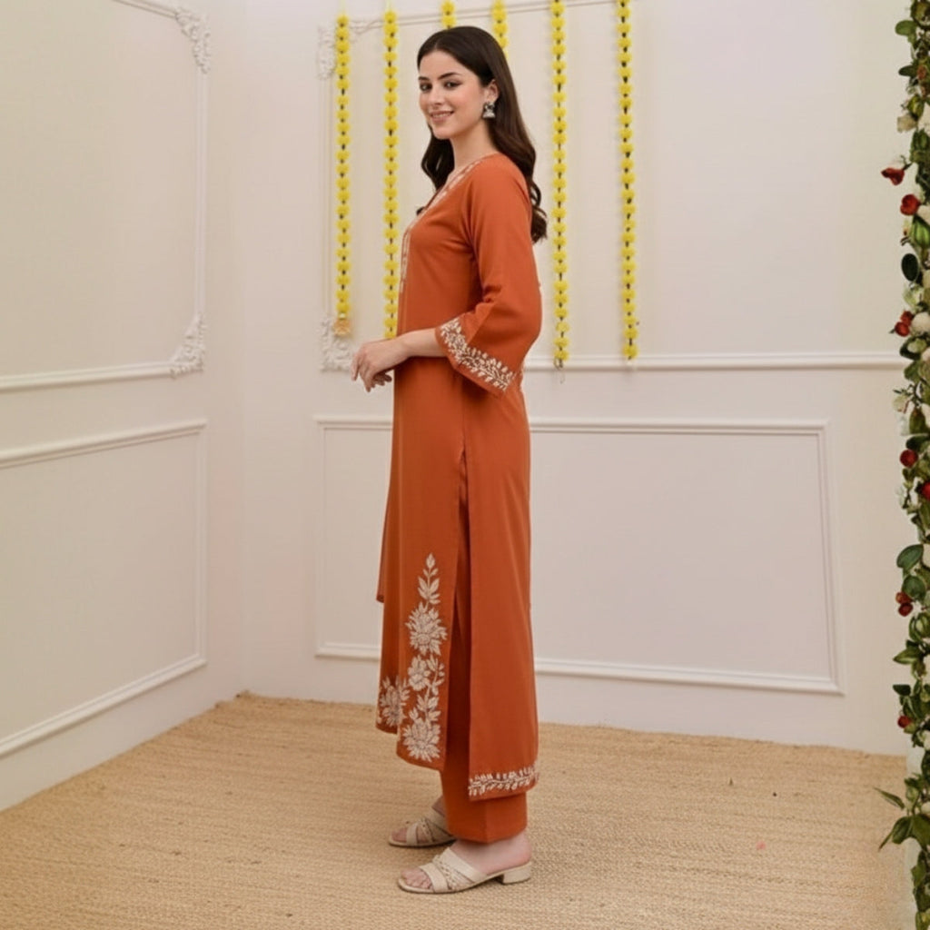 Pack of 2 Cotton Kurtis with Pant & Dupatta | C-05