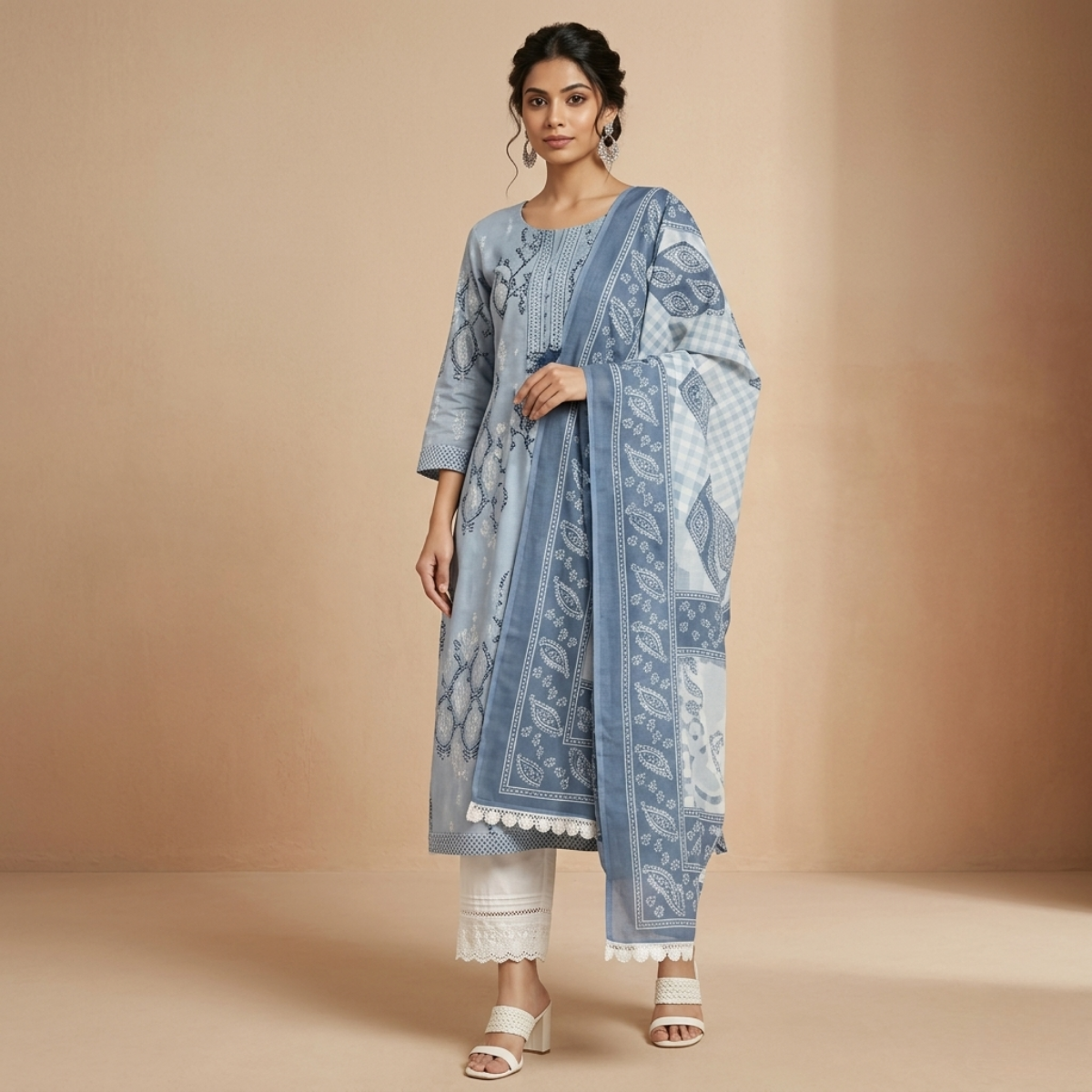 Pack Of 3 Kurta Set with Dupatta (KS-2)