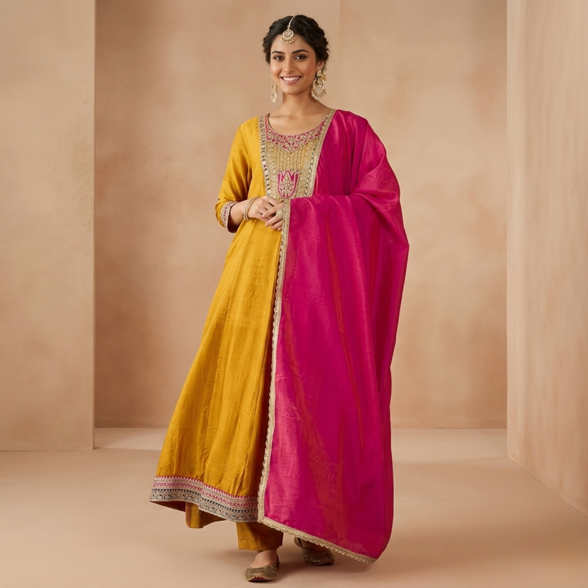 Pack Of 3 Kurta Set with Dupatta (KS-3)