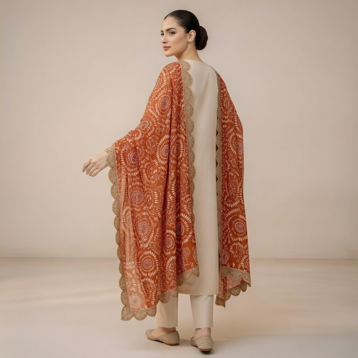 Women's Pack of 3 Pure Cotton Kurtas Pant Set without Dupatta |C-020