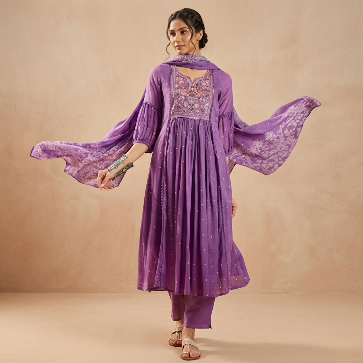 Pack Of 3 Kurta Set with Dupatta (KS-5)