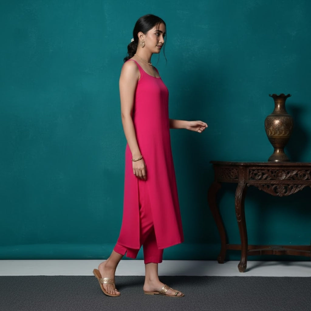 Women's Pack of 3 Pure Cotton Kurtis with Pant & Dupatta |C-019