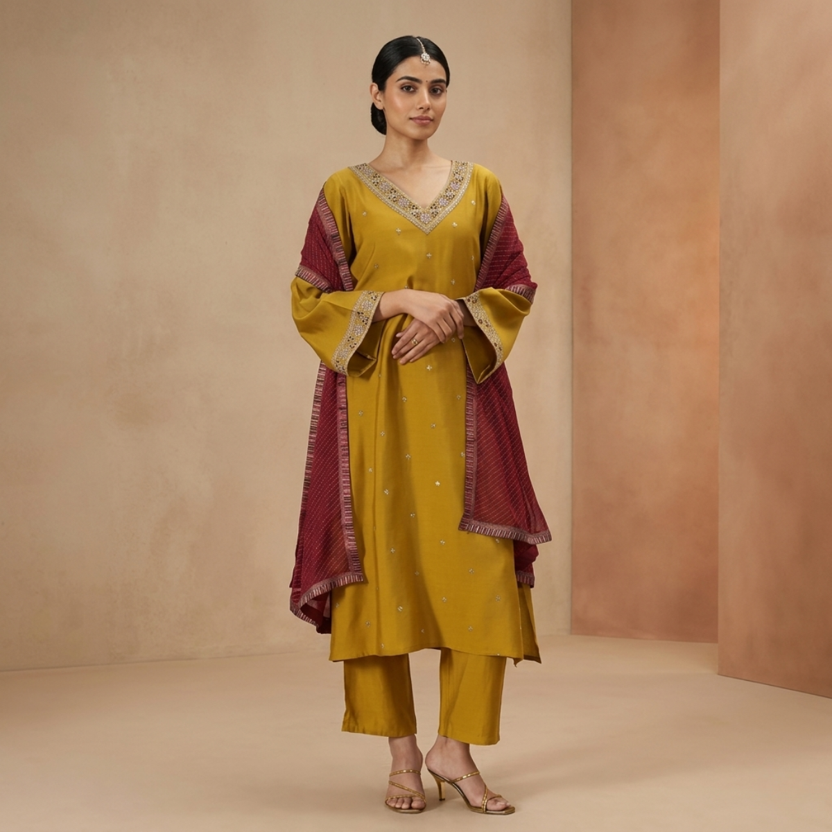Pack Of 3 Kurta Set with Dupatta (KS-7)