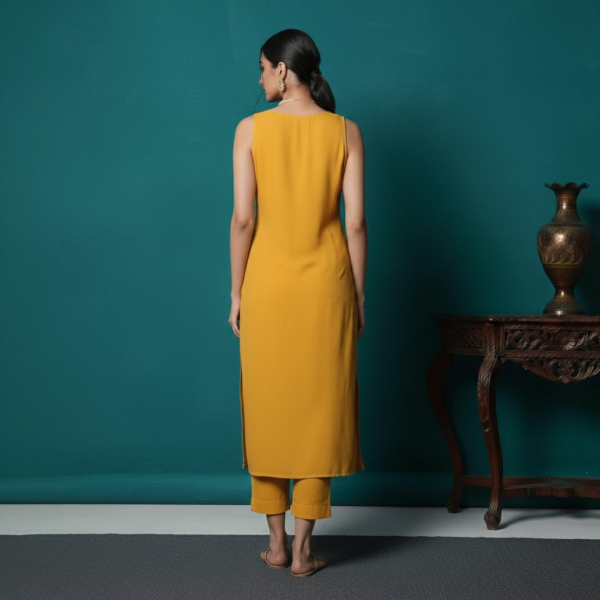 Women's Pack of 3 Pure Cotton Kurtis with Pant & Dupatta |C-019