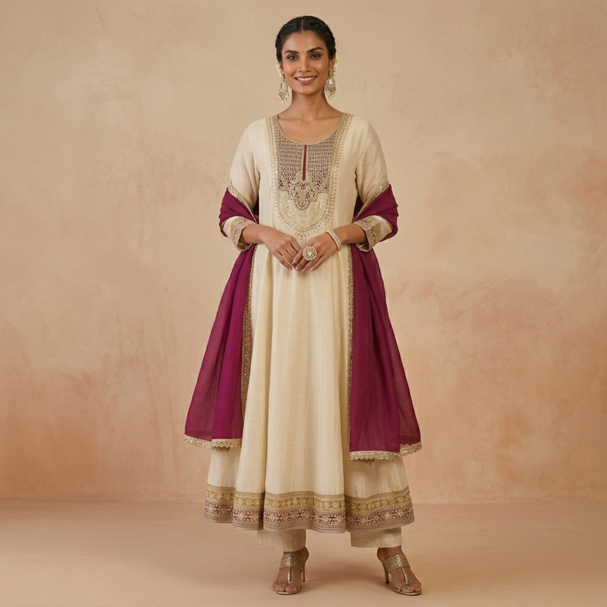 Pack Of 3 Kurta Set with Dupatta (KS-7)