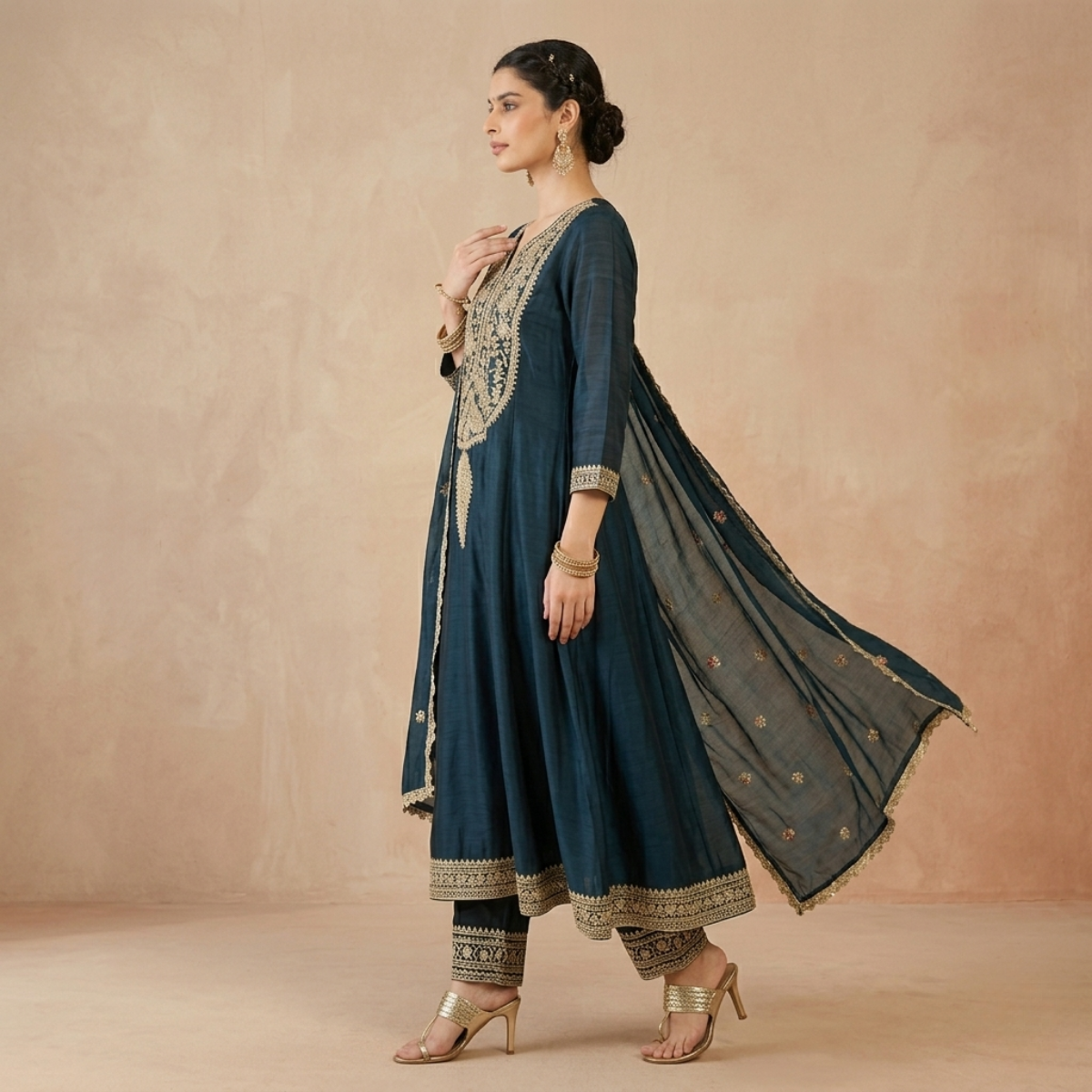 Pack Of 3 Kurta Set with Dupatta (KS-8)