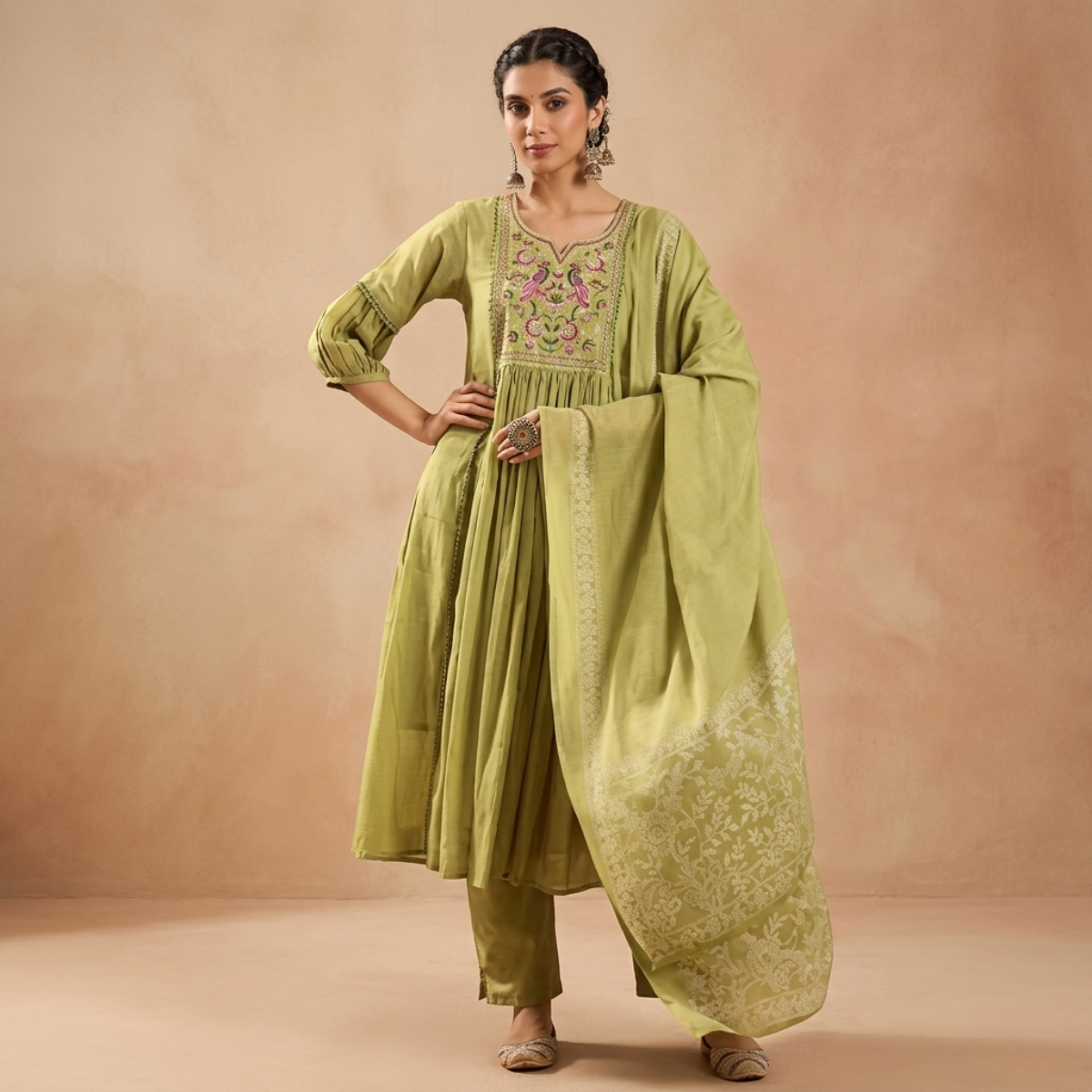 Pack Of 3 Kurta Set with Dupatta (KS-8)