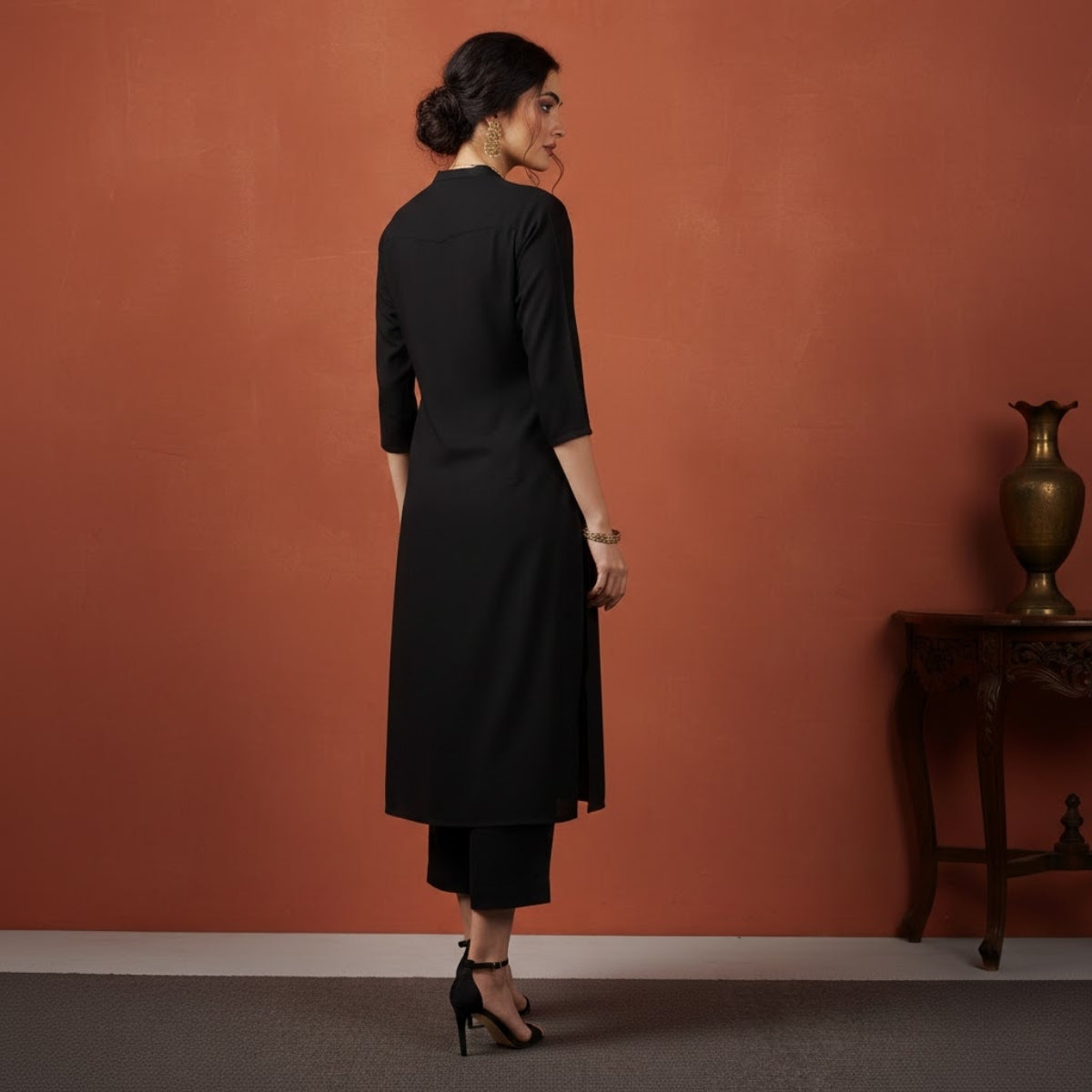 Women's Pack of 3 Pure Cotton Kurtas Pant Set without Dupatta |C-021