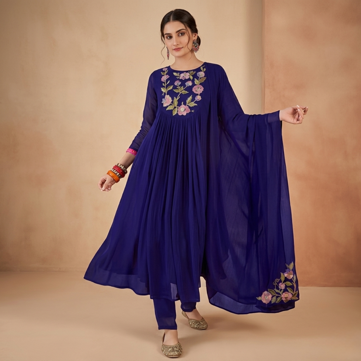 Pack Of 3 Kurta Set with Dupatta (KS-9)
